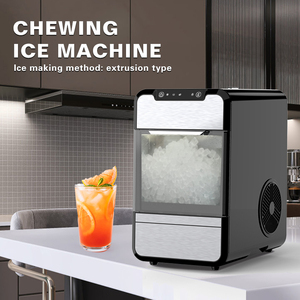 Factory Automatic 24H Countertop Ice Cube Maker Fast Self-Cleaning Home Office Bars Ice <b>Machine</b> Intelligent Portable - Product Image 4