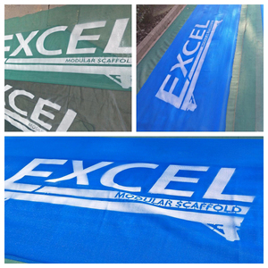 Écran de Confidentialité Personnalisé avec Logo - Couverture de Clôture en Maille HDPE <span class=keywords><strong>pour</strong></span> Chantier et Terrains de Sport - Protection Contre le Vent - Product Image 2
