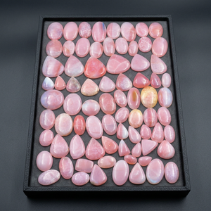 Ópalos Rosados Naturales en Cabujón, Gemas Sueltas de Formas Mixtas, Cuarzo Pulido Curativo para Joyería, Lote a Granel por MAHNAJ GEMS - Product Image 4