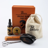 Peignage de croissance de barbe personnalisable pour hommes Support d'ingrédients végétaliens et vitamine C