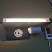 Lampe de lecture pour chambre d'hôtel 3W 7W Lampe murale LED USB pour téléphone avec chargeur sans fil