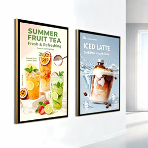 Advertising <b>Poster</b> Ultra Slim Light Box Aluminium <b>Frame</b> Illuminated Billboard Light Box - Product Image 1