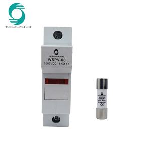 WSPV-63 CE DC 1000V 14*51mm 40A 50A 63A collegamento fusibile solare fotovoltaico con scatola portafusibili - Product Image 1