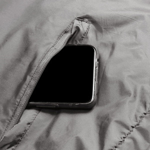 Chaqueta Impermeable con Capucha y Logotipo Personalizable para Hombre, Color Sólido, Resistente al Viento, para Primavera, Otoño e Invierno, Informal, de Lona - Product Image 4