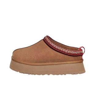 รองเท้าบูทหุ้มข้อหนังแท้ แบรนด์ดีไซเนอร์ Tasman Ugg รุ่นปี 2025 แฟชั่นฤดูหนาว น่ารัก ขนเฟอร์ พื้นหนา ขายส่ง - Product Image 2