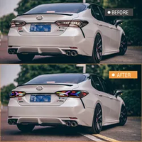 Ensemble de lampe de voiture modifié par mouvement DK arrière pour Camry 2018 8th Gen SE LE XSE XLE feux arrière LED avec clignotant