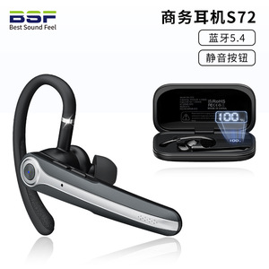 Auriculares inalámbricos con gancho para la oreja Bluetooth 5.3 con cancelación de ruido ENC para llamadas de negocios, carga tipo C - Product Image 2