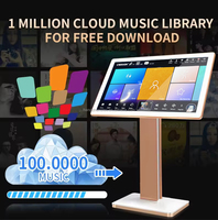 Machine de karaoké CHHCKaraok KTV 21,5'' 4-en-1 avec système Android, 16 langues, sélection de chansons intelligente et écran tactile