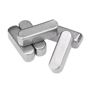 Toutes les tailles Acier inoxydable Double Round End Shaft Flat Parallel Keys DIN6885 GB1096 Fasteners Zinc Material - Product Image 2
