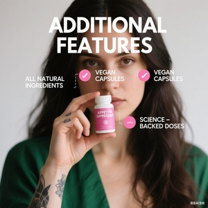 Complément alimentaire végétalien sans gluten à haute efficacité, brûleur de graisse, coupe-faim, capsule amincissante - Product Image 1