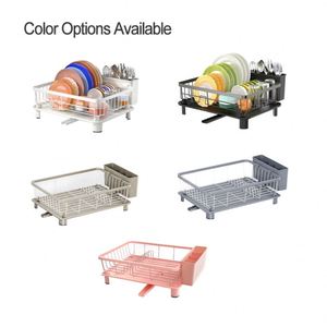 OEM khô giá dây thép lưới mở rộng thép món ăn lưu trữ giá nhà bếp lưu trữ món ăn drainer nhà bếp món ăn khô giá - Product Image 2