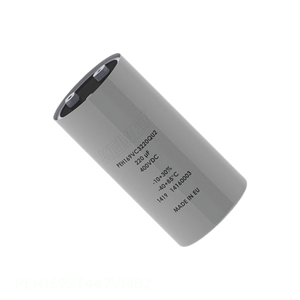 Condensateur PEH169ST447VMB2 4,7 µF à montage sur châssis, à bornes à vis, en aluminium, 105°C, de la marque Manufacturer Channel - Product Image 1