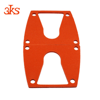 Feuille de caoutchouc silicone rouge antidérapante haute température 3mm 5mm 8mm 10mm, coussin en mousse éponge pour presse à chaud