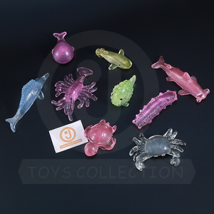 ของเล่นโมจินุ่มนิ่มน่ารักใสๆ ทำจาก TPR รูปสัตว์ทะเล บรรเทาความเครียด ของเล่นโมจิสีสันสดใส ขนาด 2.5 นิ้ว สำหรับใส่ในแคปซูล - Product Image 5