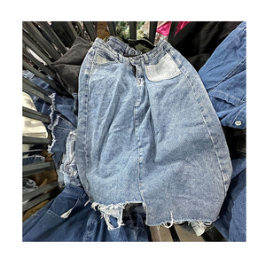 กระโปรงยีนส์มือสองสไตล์เกาหลีกระโปรงยีนส์ - Product Image 1