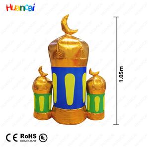 Fiesta al aire libre decoración inflable estrellas inflables Luna Eid templo <span class=keywords><strong>linterna</strong></span> personalizado Ramadán inflable musulmán para terraza jardín - Product Image 3