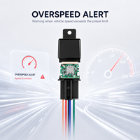 Traceur GPS de voiture étanche avec relais, coupure de carburant à distance, localisateur de véhicule dissimulé, détection ACC, détection de survitesse, vibration, géolocalisation et fonction de remorquage, garantie 1 an