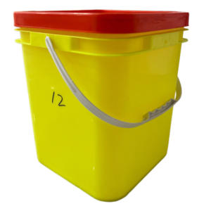 20l pail פלסטיק מרובע או עגול כיתה מזון 5 ליטר דלי ליטר עם מכסה וידית לאריזת חבית עמיד - Product Image 5