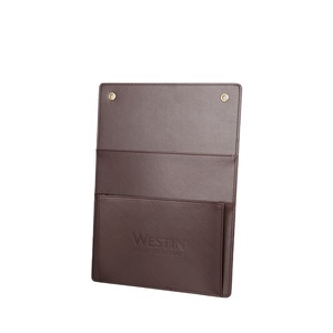 Nouvel arrivage Commodités de <span class=keywords><strong>chambre</strong></span> <span class=keywords><strong>d</strong></span>'hôtel en cuir de luxe Menu et répertoire du service à la clientèle - Product Image 3