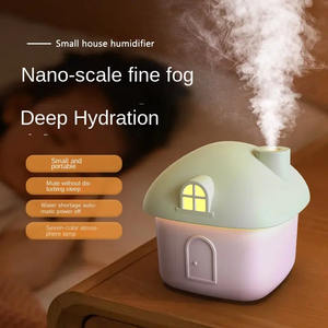 Mini Humidificador de Aire USB Portátil con Lámpara Nocturna, Diseño Romántico, Fuente de Alimentación Eléctrica para Automóvil y Uso en Exteriores - Product Image 2