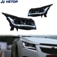 Feux avant Hetop Cruze 2008-2016, lampes avant améliorées, feux LED pour voiture, feux de jour DRL, accessoires de tuning pour Chevrolet
