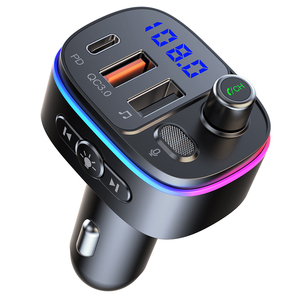 HG-kit <span class=keywords><strong>de</strong></span> coche inalámbrico con Bluetooth, Cargador rápido USB Dual manos libres, reproductor <span class=keywords><strong>de</strong></span> música MP3 <span class=keywords><strong>de</strong></span> 3,1a, tarjeta TF, disco U, gran oferta, <span class=keywords><strong>2023</strong></span> - Product Image 4