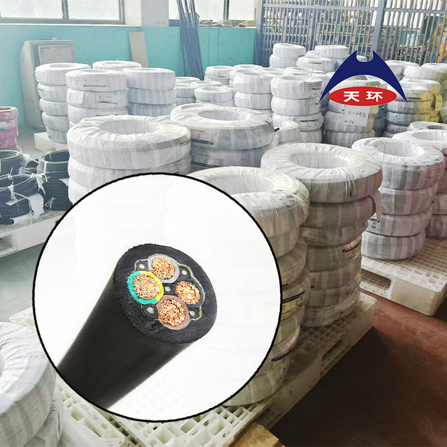 2 3 4-Core 1.5 2.5 4 6mm Flexible Rubber Insulated 450/750V H07RN-F Waterproof EPR/Silicone Rubber Sheath Industrial Use Cable