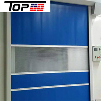 Porte à enroulement rapide automatique industrielle en PVC haute vitesse pour entrepôt, usine, logistique, quai de chargement