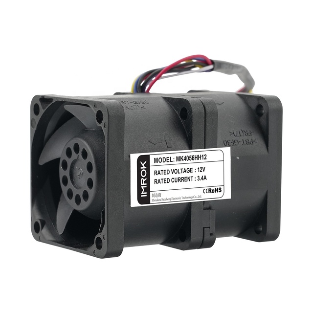 4056 Cooling Fan 40x40x56 40mm 12V DC 4cm Ball Bearing 18000RPM Micro Server Chassis Power Supply Axial Cooling Fan