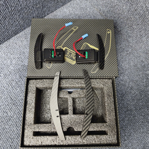 Volante de Fibra de Carbono con Palanca de Cambios Magnética para Carreras, Compatible con F30/F10/F15/F36/F20/F22/F25/F32 M3/M4/M5 X5 E70/<span class=keywords><strong>E90</strong></span>/E91/E92 - Product Image 5