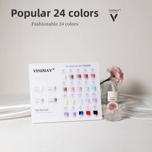 เจลยูวีสีออมเบร 24 สี สำหรับเพ้นท์เล็บไล่เฉดสี แบบลอกออกได้ ใช้กับหลอดไฟ LED สำหรับทำเล็บแบบฝรั่งเศส ปิดคลุมเล็บเต็มแผ่น - Product Image 3