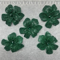Patchs d'appliques à coudre en forme de fleur 3D Crystal Flatback avec strass et paillettes pour la décoration de vêtement