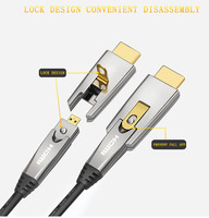 AOC HDMI-Kabel bis 300m) Unterstützt Ethernet HDTV 3D DM bis DM 4K (1,5 m 3m 5m 10m 15m 20m 25m DF HDMI zu AM DP, AM DVI Adapter Gold