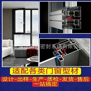 Custom Foam Window Seal <b>Strip</b> <b>Plastic</b> Durable Waterproof Heat Resistant Screw Installation - Product Image 5