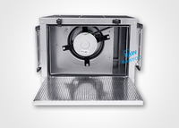 Ventilateur de cabinet en ligne à entraînement direct 220V, pales en plastique, centrifuge, filtration d'air, souffleur pour ventilation d'échappement d'hôtel, montage sur conduit