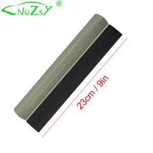 23cm mango negro escurridor <span class=keywords><strong>película</strong></span> <span class=keywords><strong>de</strong></span> vinilo ventana tinte herramienta agua nieve pala goma tintado nieve raspador PPF aplicación B70 - Product Image 2