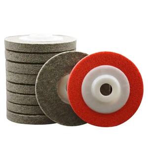 Disco de fieltro de lana para pulido de mármol y piedra para amoladora angular, herramientas a precio mayorista - Product Image 3