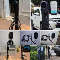 Borne de recharge pour voiture électrique de type 2, Wallbox, énergie domestique, véhicule électrique, AC 11 kW, chargeur EV pour station de recharge, borne avec Wifi