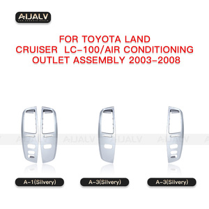 กรอบช่องแอร์รถยนต์ a/c อุปกรณ์เสริมแผงช่องระบายอากาศสำหรับ Toyota Prado/ LC-120/GX470ชุดตกแต่งภายใน - Product Image 6