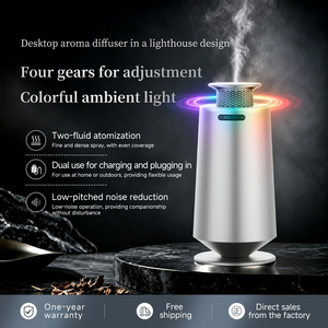 Charging Desktop Aromatherapy Machine 4-speed Adjustable Seven-color Lights Rechargeable Large Capacity Battery for Home Office - Product Image 2
