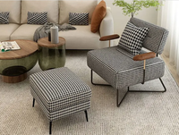 Meubles de salon modernes fantastiques, design modulaire, fauteuil de réception convertible en tissu, fauteuil de détente, métal, chambre à coucher, hôtel