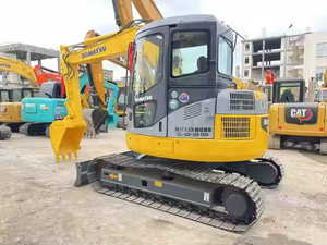 Super état 7.8 tonnes utilisé Komatsu PC78US japonais Mini pelle hydraulique à chenilles moteur boîte de vitesses pompe PLC prix séduisant - Product Image 3