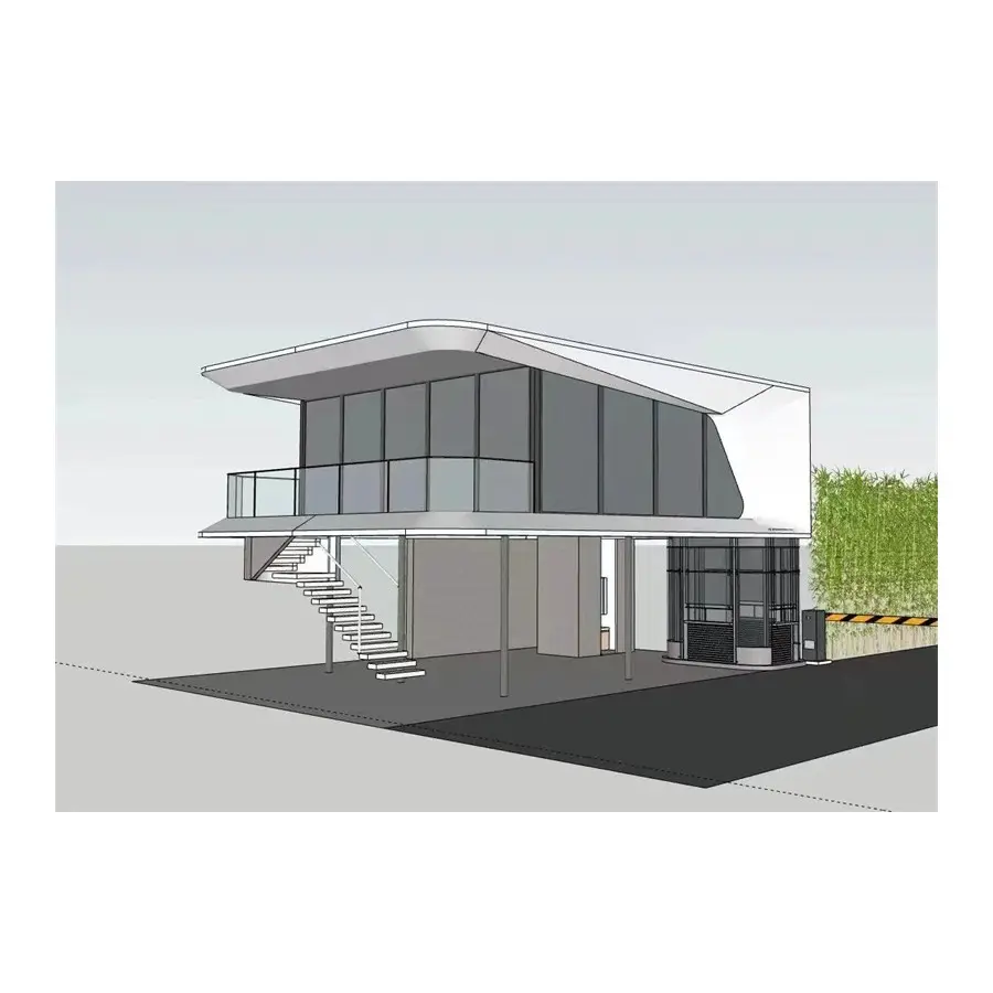 Werksdirektpreis fertighäuser neues Modell Villen konvertibles Containerhaus