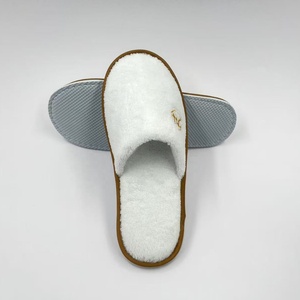 <span class=keywords><strong>Ospedale</strong></span> pantofole monouso <span class=keywords><strong>per</strong></span> pazienti VIP comodo Vamp di lino con Logo personalizzato Anti-Skid in gomma Sole materiale morbido - Product Image 2