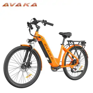 Xe đạp điện Thành phố 350W 48V 12Ah đô thị bước qua pin 2 bánh Ebike EU kho loại núi - Product Image 1