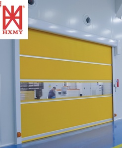 ประตูพลาสติก PVC แบบม้วนสำหรับบ้าน ทันสมัย กันน้ำ ความเร็วสูง ประตูห้องสะอาด ประตูโรงงาน - Product Image 1