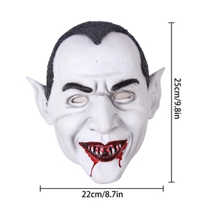 Masque d'Halloween effrayant, masque de zombie, de fantôme, de diable sanglant, accessoires de fête costumée, masque de cri qui saigne, masque de fantôme qui saigne - Product Image 5