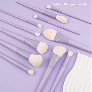 Chuyên Nghiệp 11-Mảnh Tay Cầm Bằng Gỗ Trang Điểm Bàn Chải Thiết Lập Đa Chức Năng Lỏng Bột Bàn Chải Bóng Mắt <span class=keywords><strong>Applicator</strong></span> Trang Điểm Bàn Chải Kit - Product Image 5