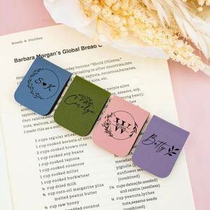 Custom Logo Embossed PU Magnetic <b>Bookmarks</b>-Unique Christmas Gift for Girls & Boys Cute Design - Product Image 2