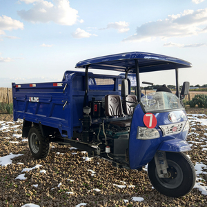 Nouveau modèle de transport de carburant pour les mines agricoles Cargo Grain Grand compartiment de chargement Hydraulique Petit véhicule à trois roues à benne basculante - Product Image 4